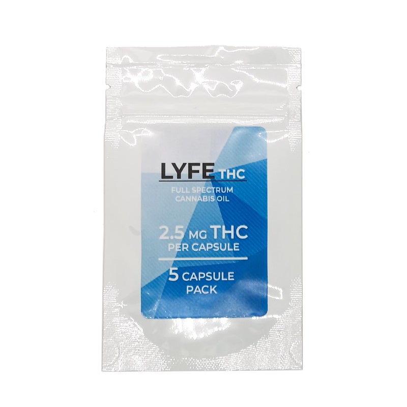 LYFE THC 2.5mg Capsules