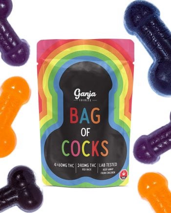 Ganja Bag of Cocks Regular – 4 x 60mg THC