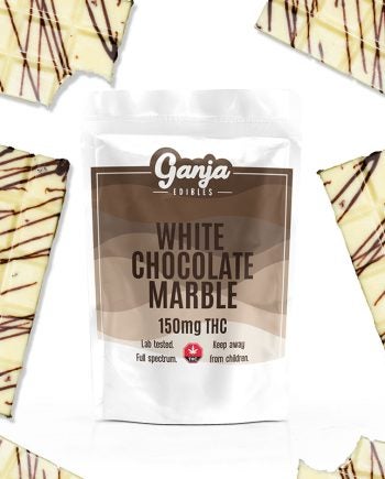 Ganja Baked - White Chocolate Marble 150mg THC