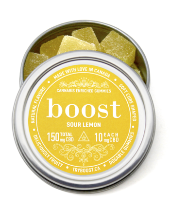 Boost Gummies - Sour Lemon Gummies CBD