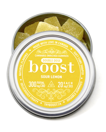 Boost Gummies - Sour Lemon Gummies CBD