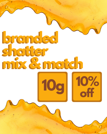 10-Pack Branded Shatter - Mix and Match