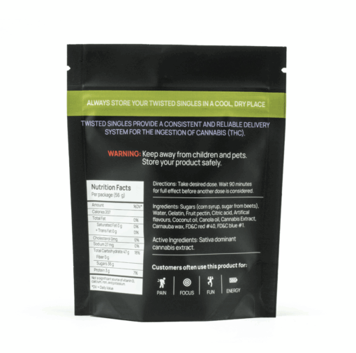 Twisted Extracts - Singles 160mg - Sour Strawberry Kiwi (Sativa) - Image 2