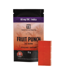 Twisted Extracts - Jelly Bombs 80mg - Fruit Punch (Indica)