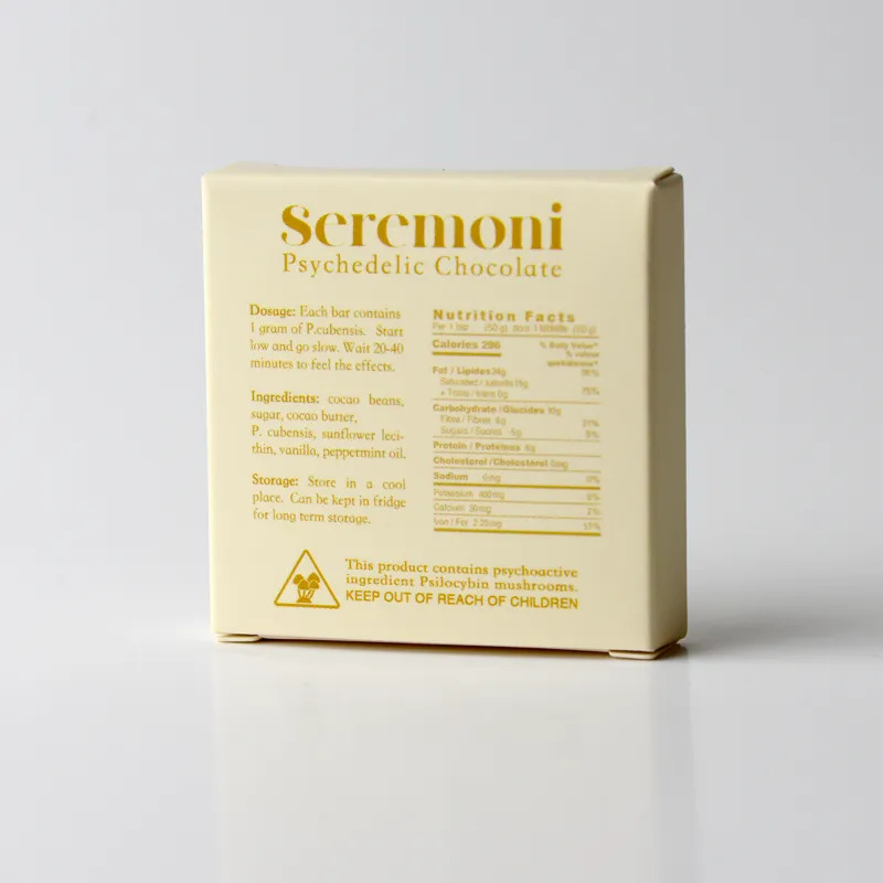 Seremoni Psilocybin Chocolate Bar (1000mg) - Mint - Image 2