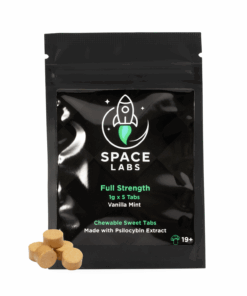 Space Labs - Chewable Sweet Mushroom Tabs - Full Strength (Vanilla Mint 5 Grams)