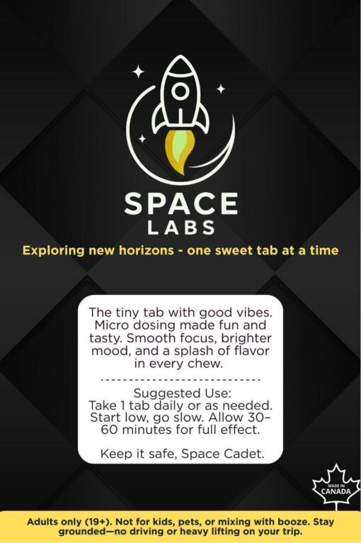 Space Labs - Chewable Sweet Mushroom Tabs - Micro-Dose (Variety-Pack 3 Grams) - Image 2