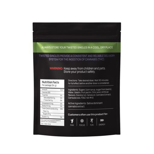 Twisted Extracts - Singles 1200mg - Cherry Blast (Sativa) - Image 2