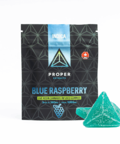 Proper Extracts - 1080mg THC Gummies - Blue Raspberry (Indica)