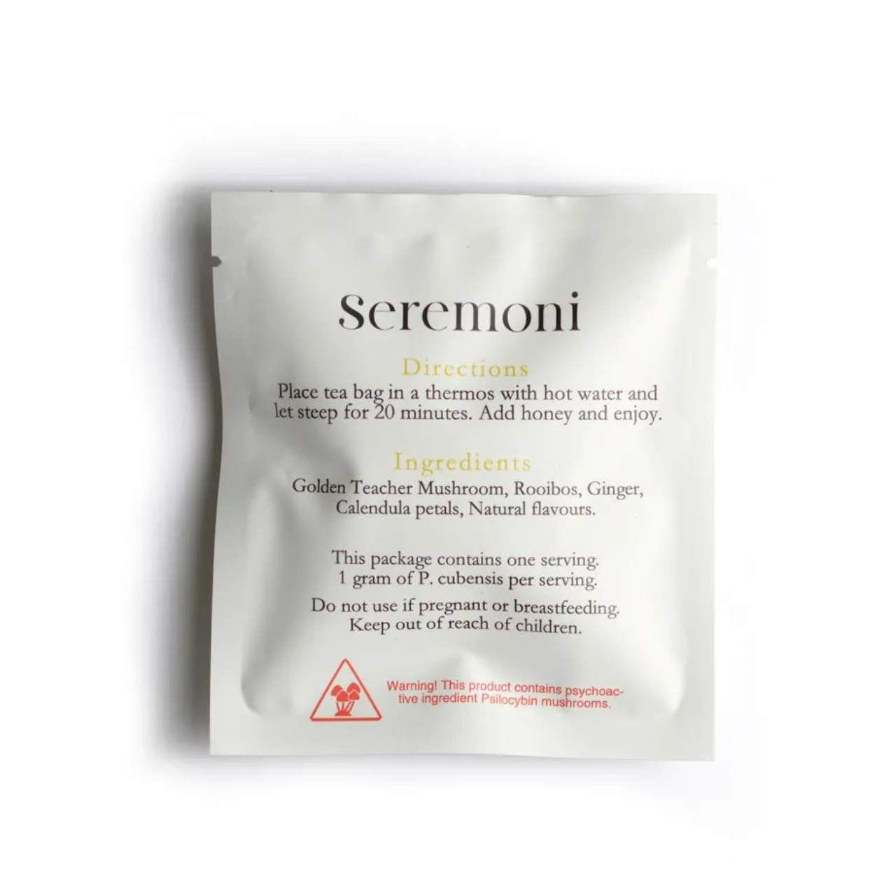 Seremoni Psilocybin Mushroom Tea - Ginger Rooibos - Image 2