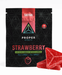 Proper Extracts - 1080mg THC Gummies - Strawberry (Sativa)