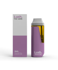 Lush - Discreet THC Disposable Vape (2 Grams) - Grape Ice (Hybrid)