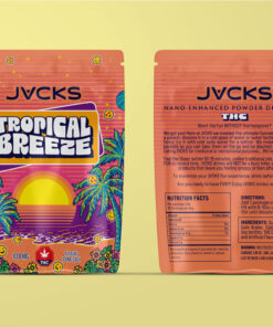 JACKS THC Powder Drink Mix - Tropical Breeze 250mg