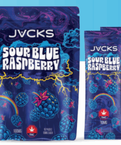 JACKS THC Powder Drink Mix - Sour Blue Raspberry 250mg