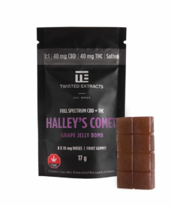 Twisted Extracts - Jelly Bombs 1:1 80mg - Grape Halley's Comet