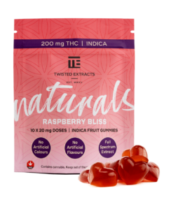 Twisted Extracts - Naturals 200mg - Raspberry Bliss (Indica)